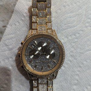 Michael Kors Gold Glitz Watch